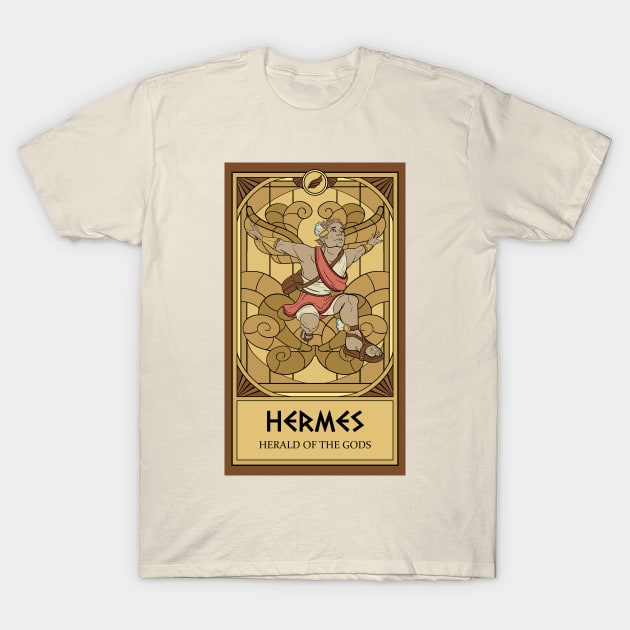 Hermes Tarot Card T-Shirt by katieclouds